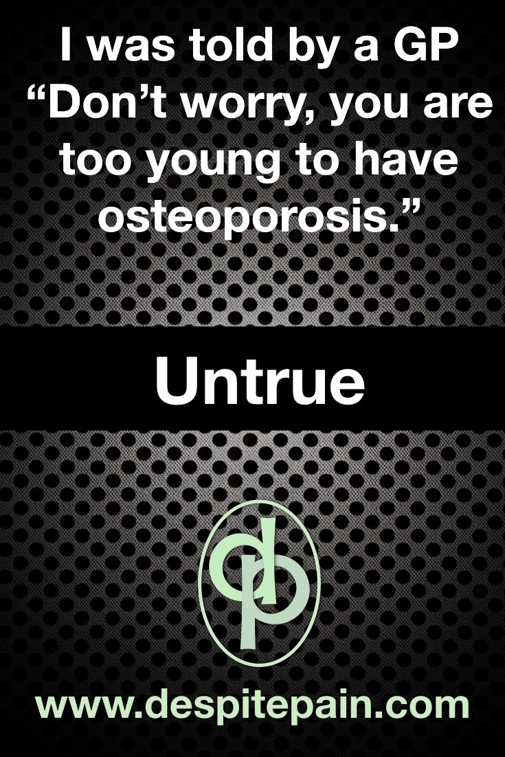 Too young to have osteoporosis